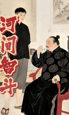 短剧《河间智斗》海报