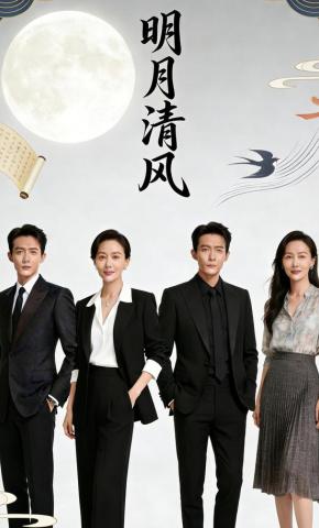 短剧《明月清风》海报