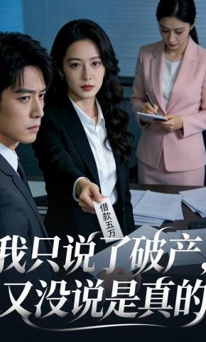 短剧《我只说了破产，又没说是真的》海报