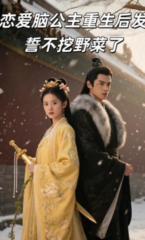 短剧《恋爱脑公主重生后发誓不挖野菜了》海报