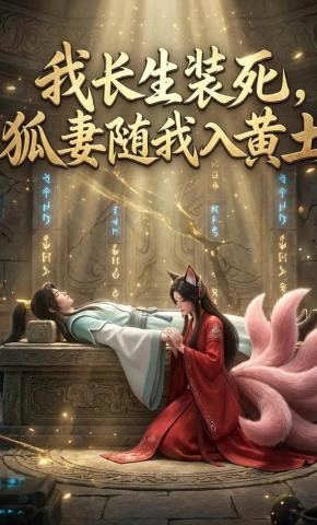 短剧《我长生装死，狐妻随我入黄土》海报