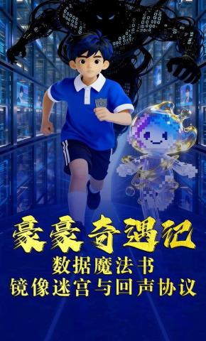 短剧《数据魔法书：镜像迷宫与回声协议》海报