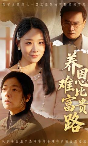 短剧《养恩难比富贵路》海报