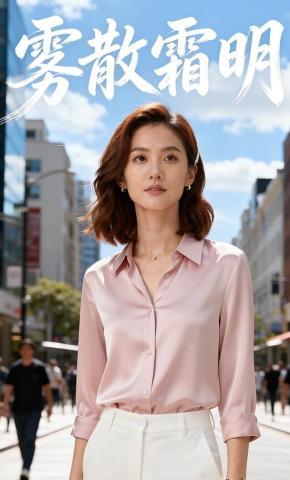 短剧《雾散霜明》海报