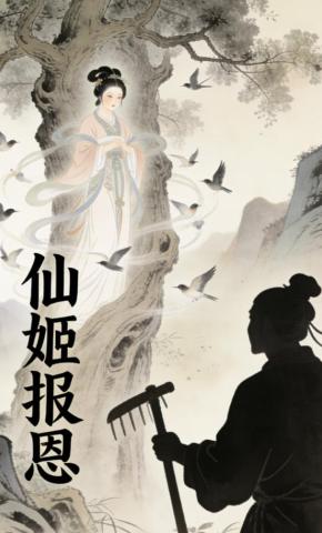 短剧《仙姬报恩》海报