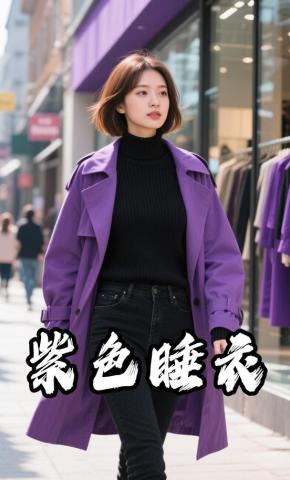 短剧《紫色睡衣》海报