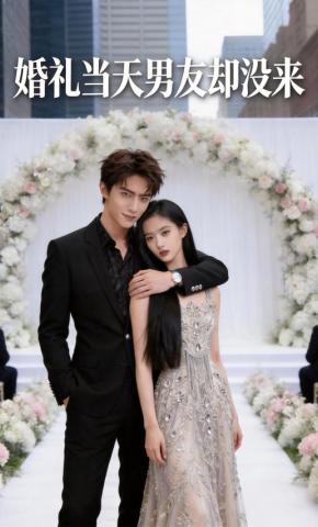 短剧《婚礼当天男友却没来》海报
