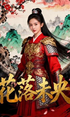 短剧《花落未央》海报