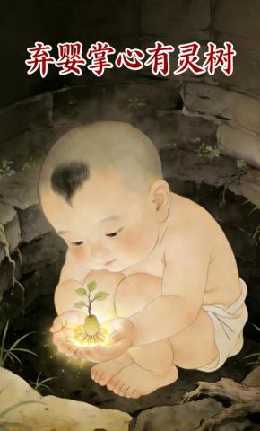 短剧《弃婴掌心有灵树》海报