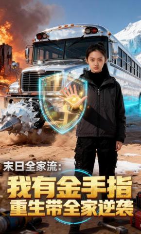 短剧《末日全家流：我有金手指重生带全家逆袭》海报