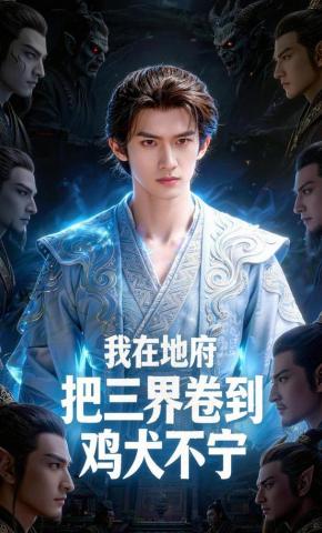 短剧《我在地府把三界卷到鸡犬不宁》海报