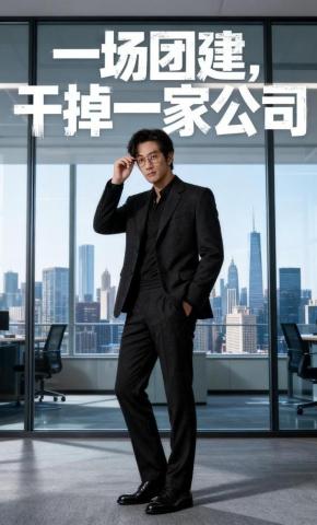 短剧《一场团建，干掉一家公司》海报