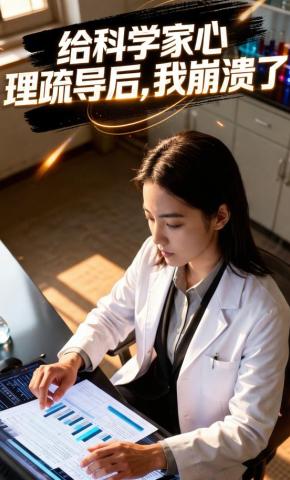 短剧《给科学家心理疏导后，我崩溃了》海报