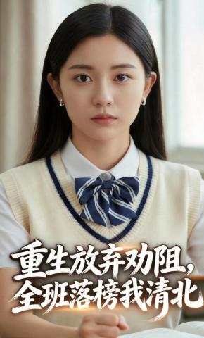 短剧《重生放弃劝阻，全班落榜我清北》海报