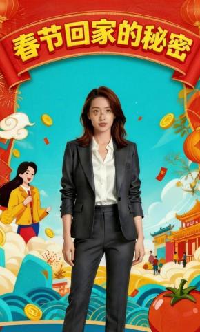 短剧《春节回家的秘密》海报