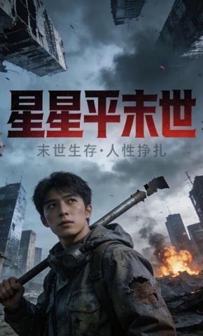 短剧《星星平末世》海报