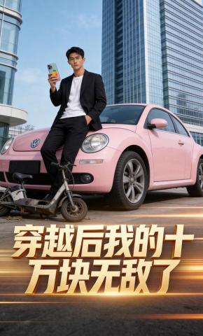 短剧《穿越后我的十万块无敌了》海报