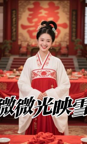 短剧《微微光映雪》海报