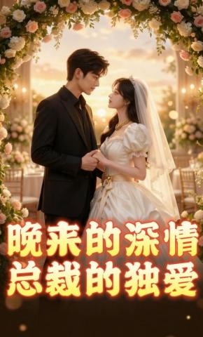 短剧《晚来的深情，总裁的独爱》海报