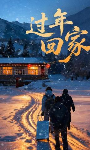 短剧《过年回家》海报