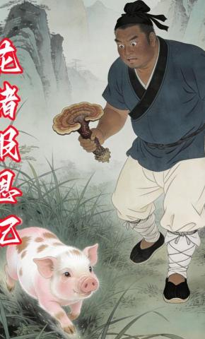 短剧《花猪报恩记》海报