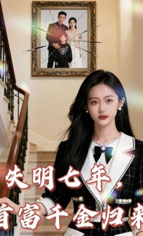 短剧《失明七年，首富千金归来》海报