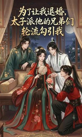 短剧《为了让我退婚，太子派他的兄弟们轮流勾引我》海报