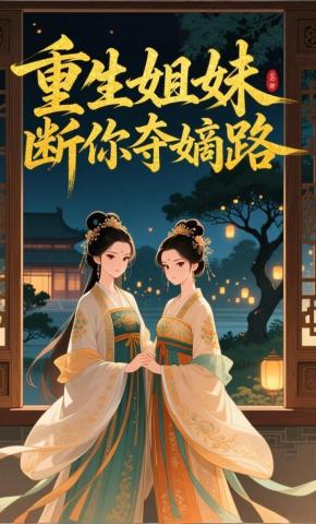 短剧《重生姐妹：断你夺嫡路》海报