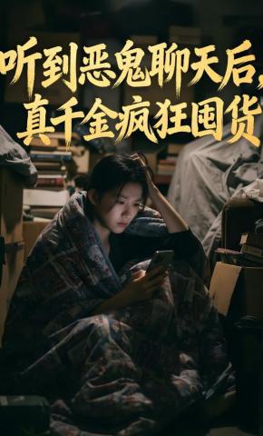 短剧《听到恶鬼聊天后，真千金疯狂囤货》海报