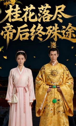 短剧《桂花落尽：帝后终殊途》海报