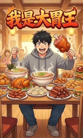 短剧《我是大胃王》海报