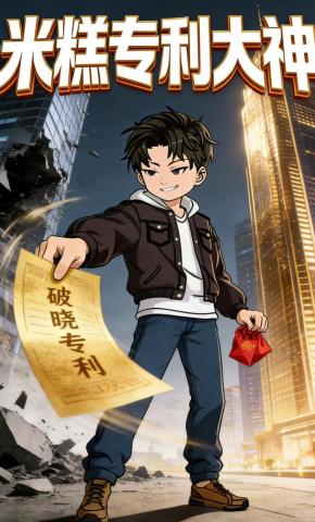 短剧《米糕专利大神》海报