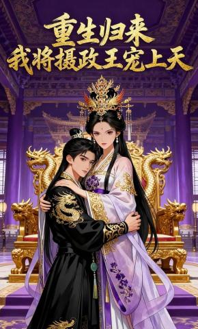 短剧《重生归来，我将摄政王宠上天》海报