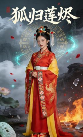 短剧《狐归莲烬》海报