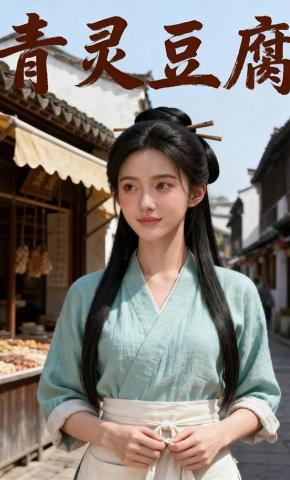 短剧《青灵豆腐》海报