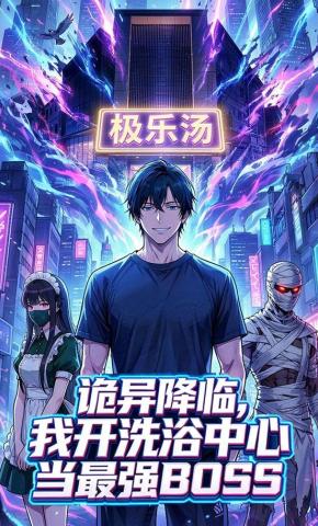 短剧《诡异降临，我开洗浴中心当最强BOSS》海报