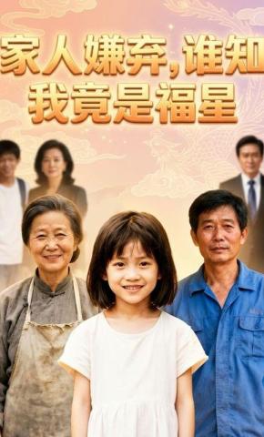 短剧《家人嫌弃，谁知我竟是福星》海报