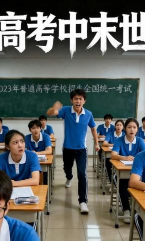 短剧《高考中末世》海报