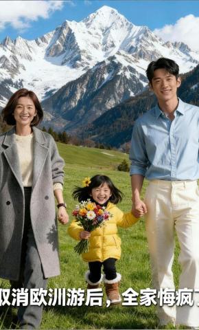 短剧《取消欧洲游后，全家悔疯了》海报