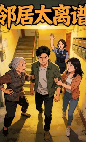 短剧《邻居太离谱》海报