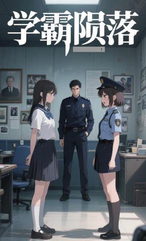 短剧《学霸陨落》海报