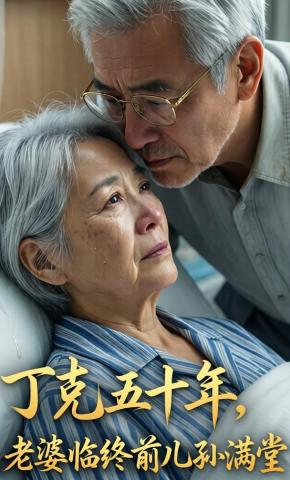 短剧《丁克五十年，老婆临终前儿孙满堂》海报