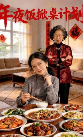 短剧《年夜饭掀桌计划》海报