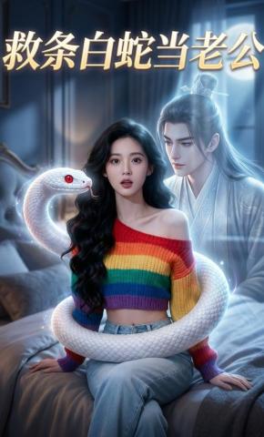 短剧《救条白蛇当老公》海报