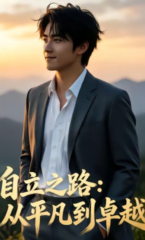 短剧《自立之路：从平凡到卓越》海报