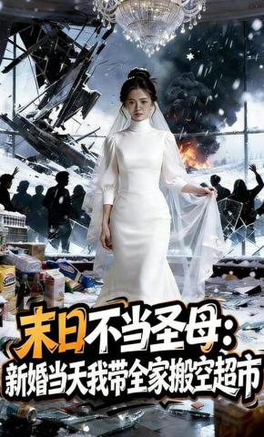 短剧《末日不当圣母：新婚当天我带全家搬空超市》海报