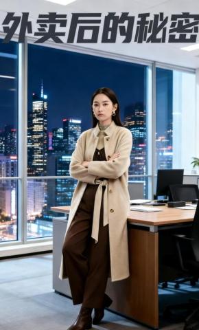 短剧《外卖后的秘密》海报