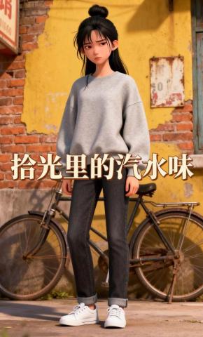 短剧《拾光里的汽水味》海报