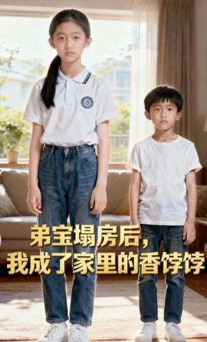 短剧《弟宝塌房后，我成了家里的香饽饽》海报