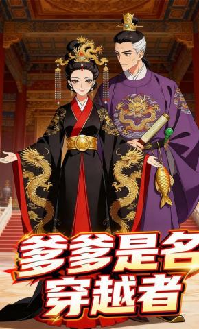 短剧《爹爹是名穿越者》海报